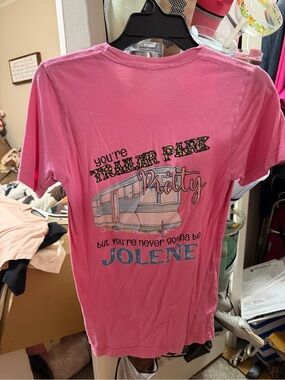Pink Graphic 'Trailer Park Pretty' T‑Shirt
